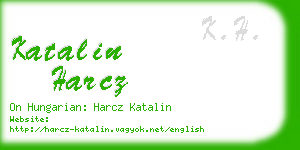 katalin harcz business card